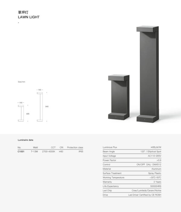 Brackaet Bollard SPC1001