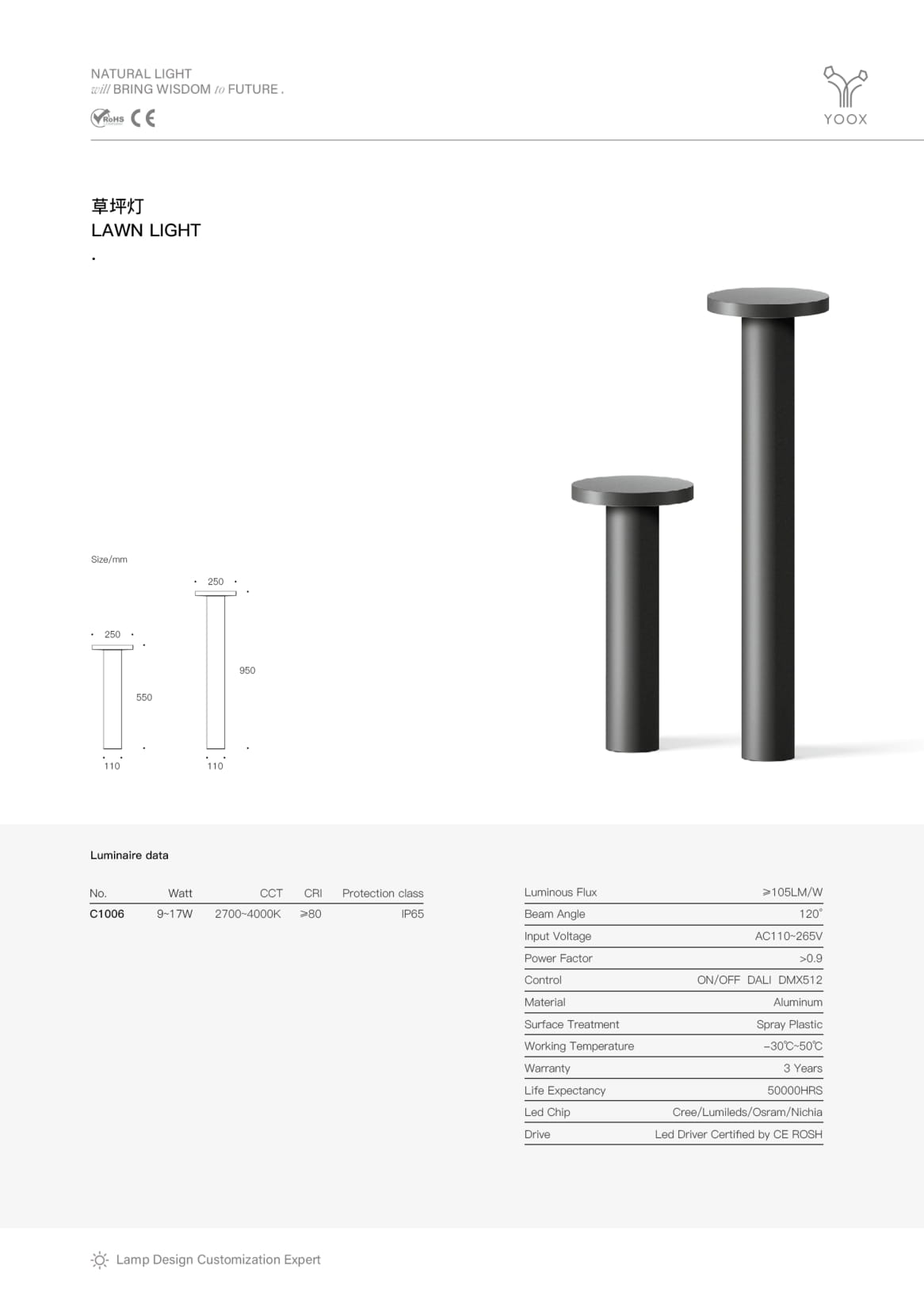 Rivit Bollard SPC1006