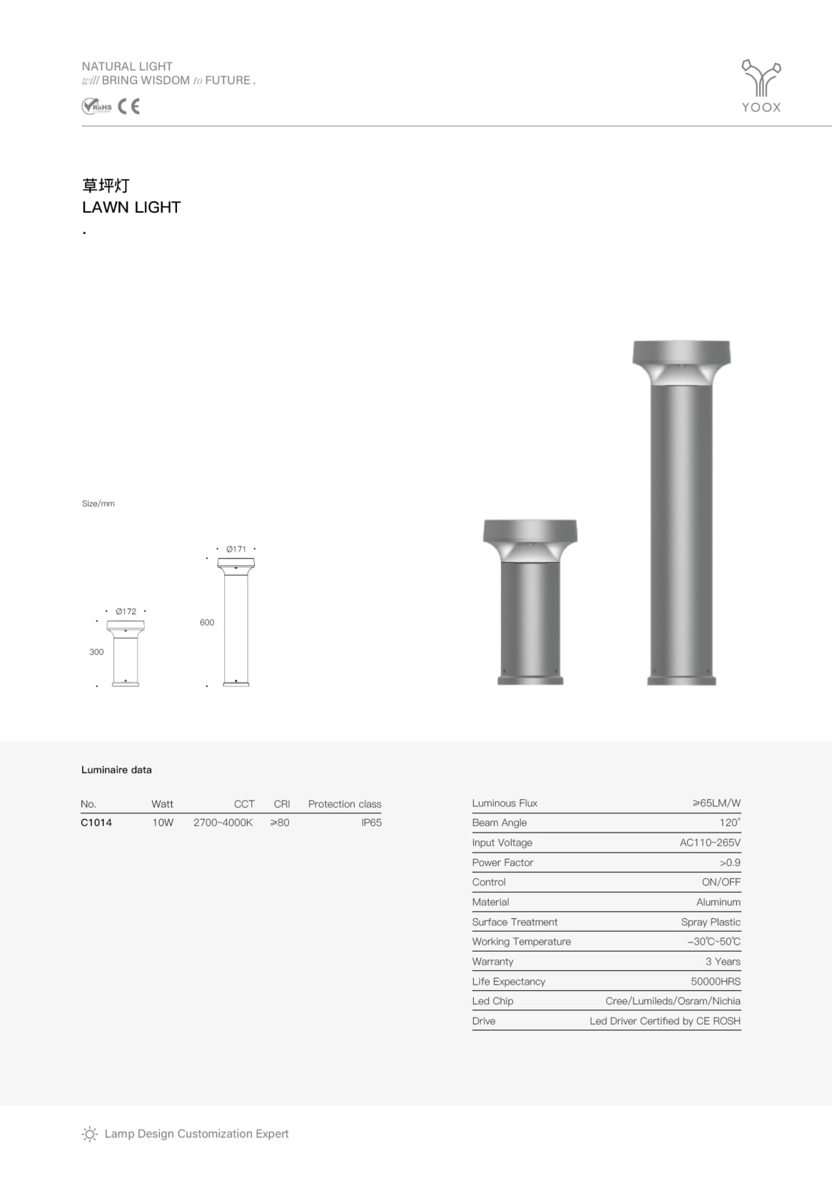 Pioneer Bollard SPC1014