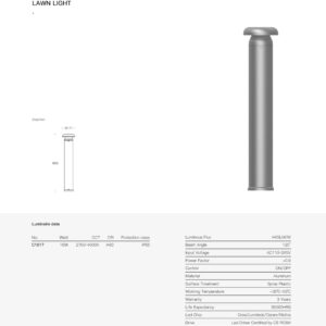 Pioneer Flat Bollard SPC1017