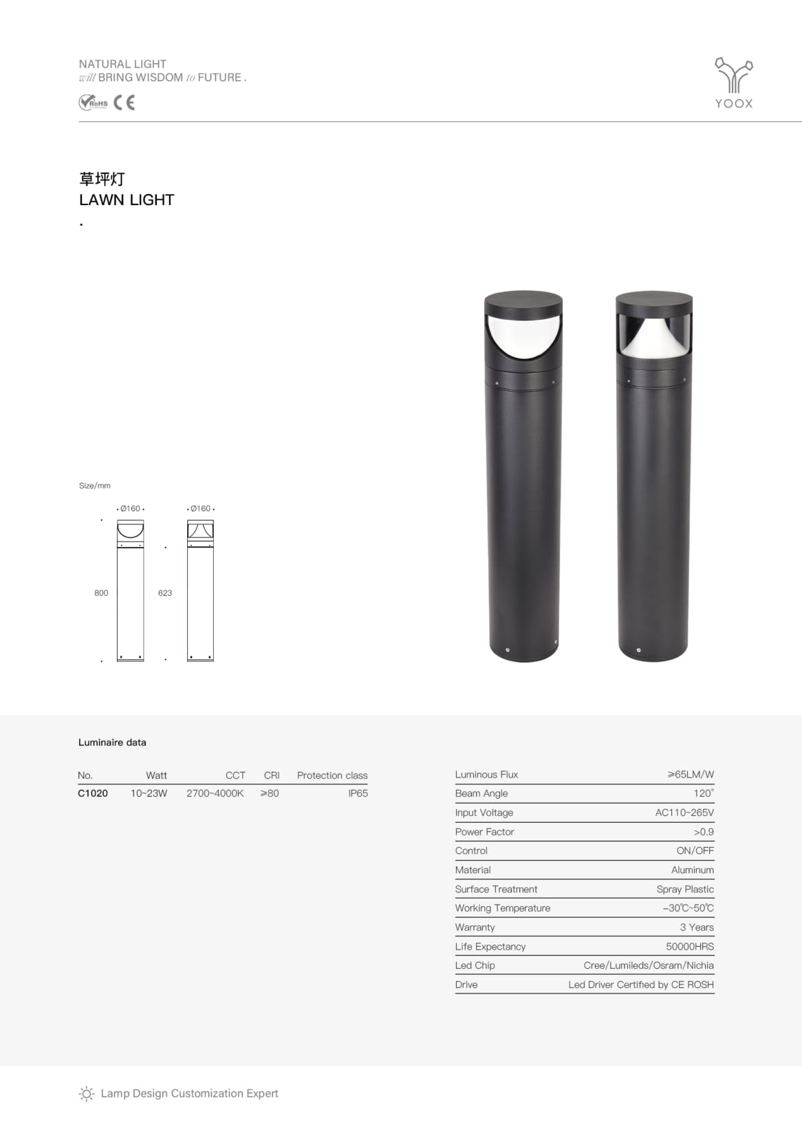 Transform Bollard SPC1020