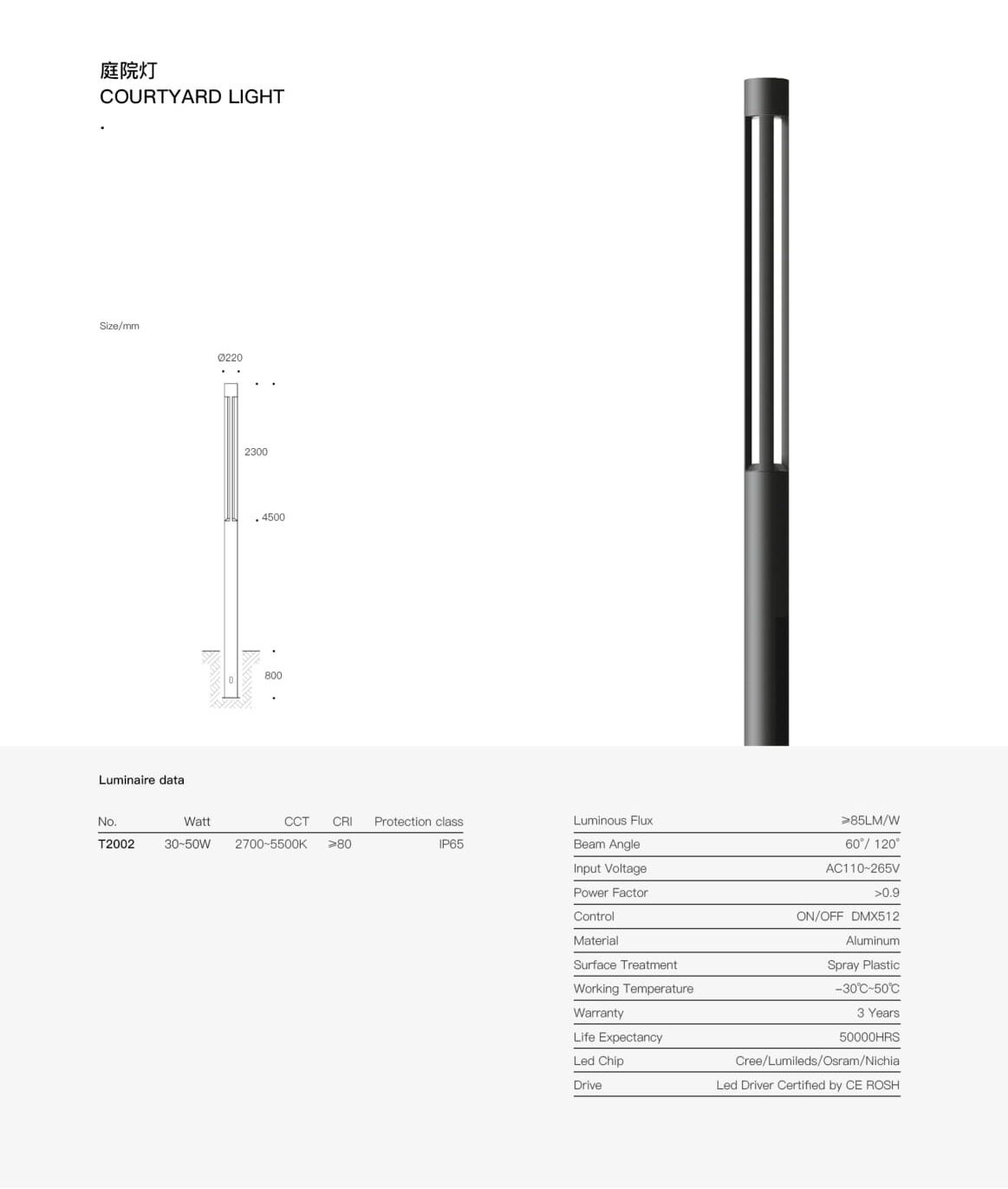 Vector Courtyard Light SPT2002