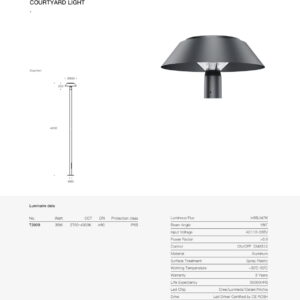 LampTop Courtyard Light SPT2009