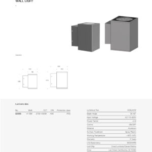 Recta Wall Light SPQ3008