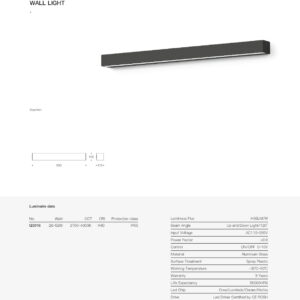 Linear Wall Light SPQ3016