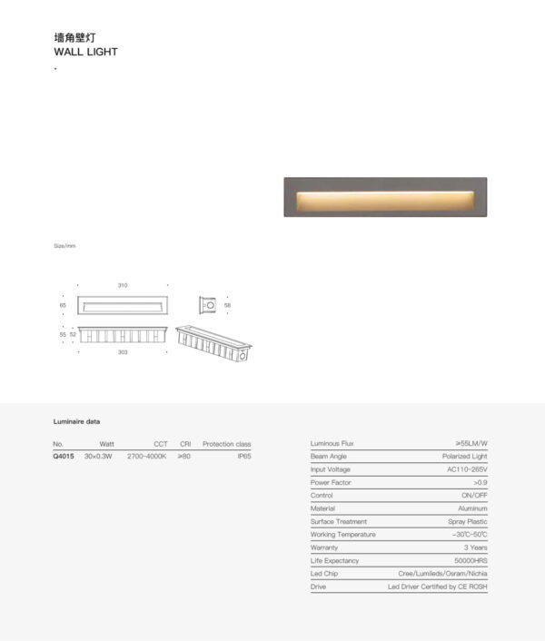 Horiz Step Light STQ4015